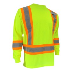 LONG SLEEVE T-SHIRT WITH REFLECTIVE STRIPES